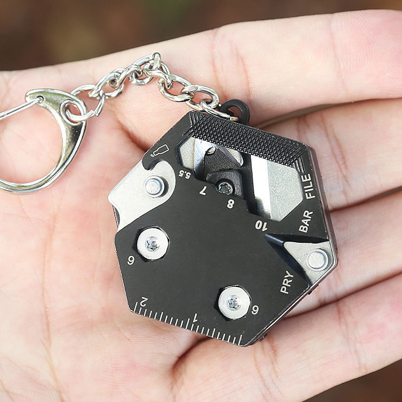 Multitool Credit Card - Pocket Knife Keychain Screwdriver Multifunctional Hexagon