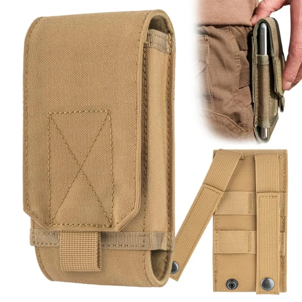 Edc Carry Belt - Molle Laser Pouch Tactical Cell Phone