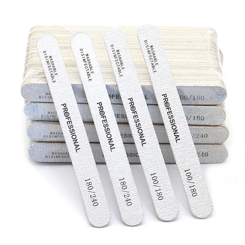 100Pcs Wooden Nail File Profes - Nail File Titanium review and price