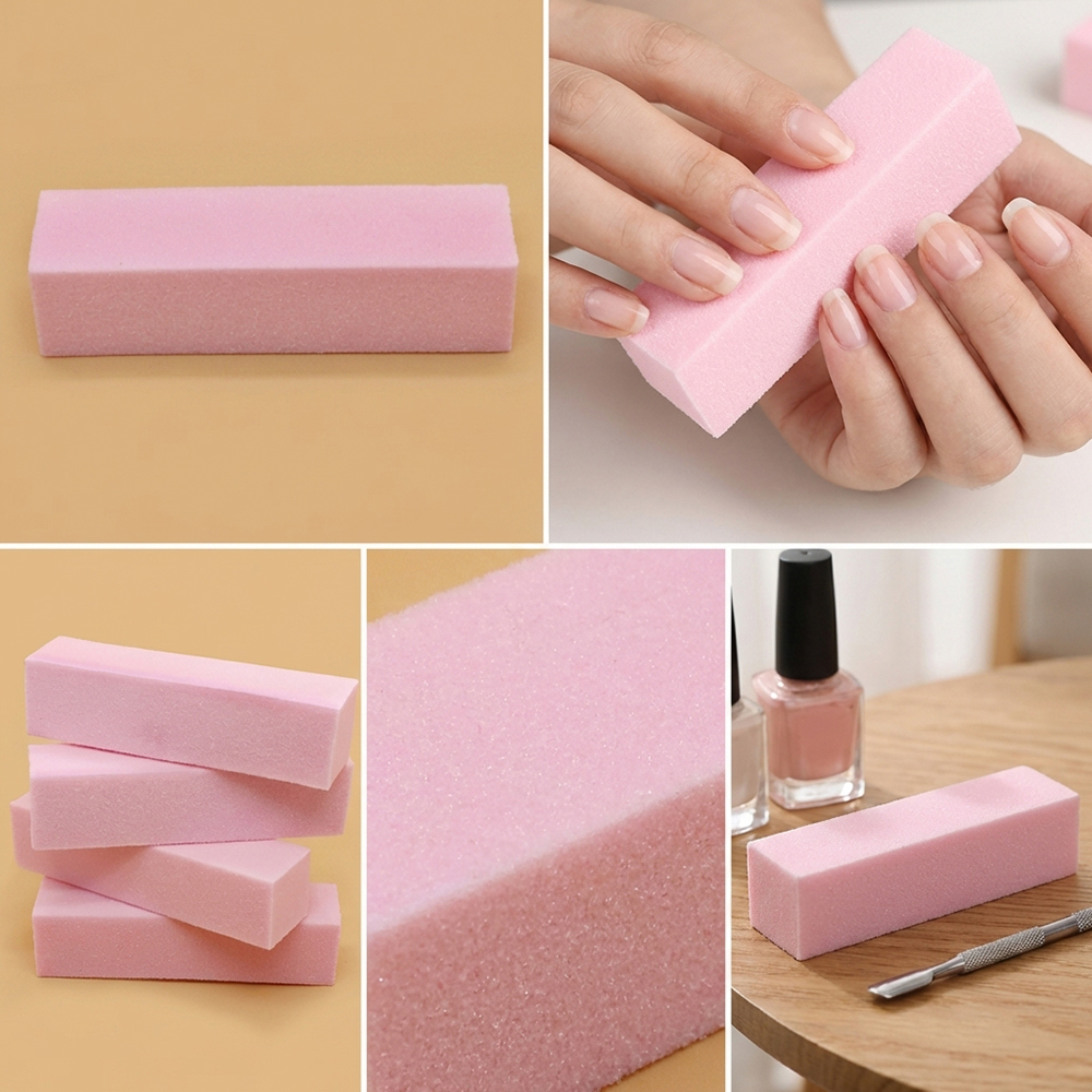 3/5/10pcs Sponge Nail Buffer S - Nail File Titanium review and price