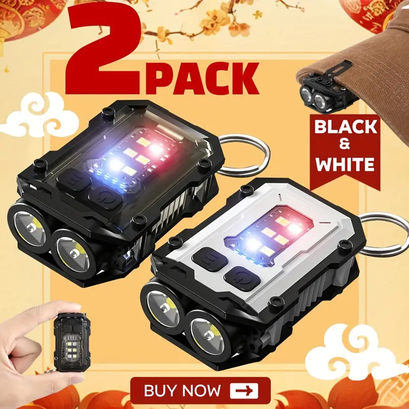Clip-On Flashlight Rechargeabl - Keychain Flashlight review and price