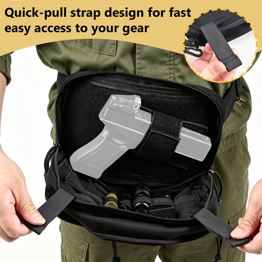Tactical Pistol Waist Bag CCW  - Edc Carry Fanny Pack review and price