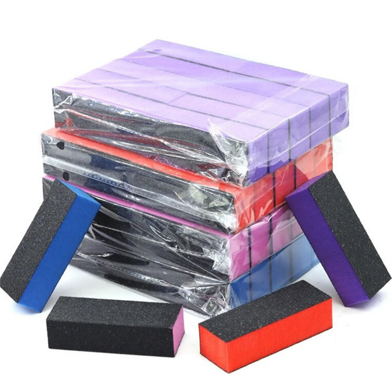 10/20/50pcs 3 Side Sponge Nail - Nail File Titanium review and price