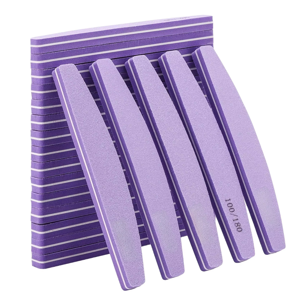 5/10pcs Double-Sided Nail Buff - Nail File Titanium review and price