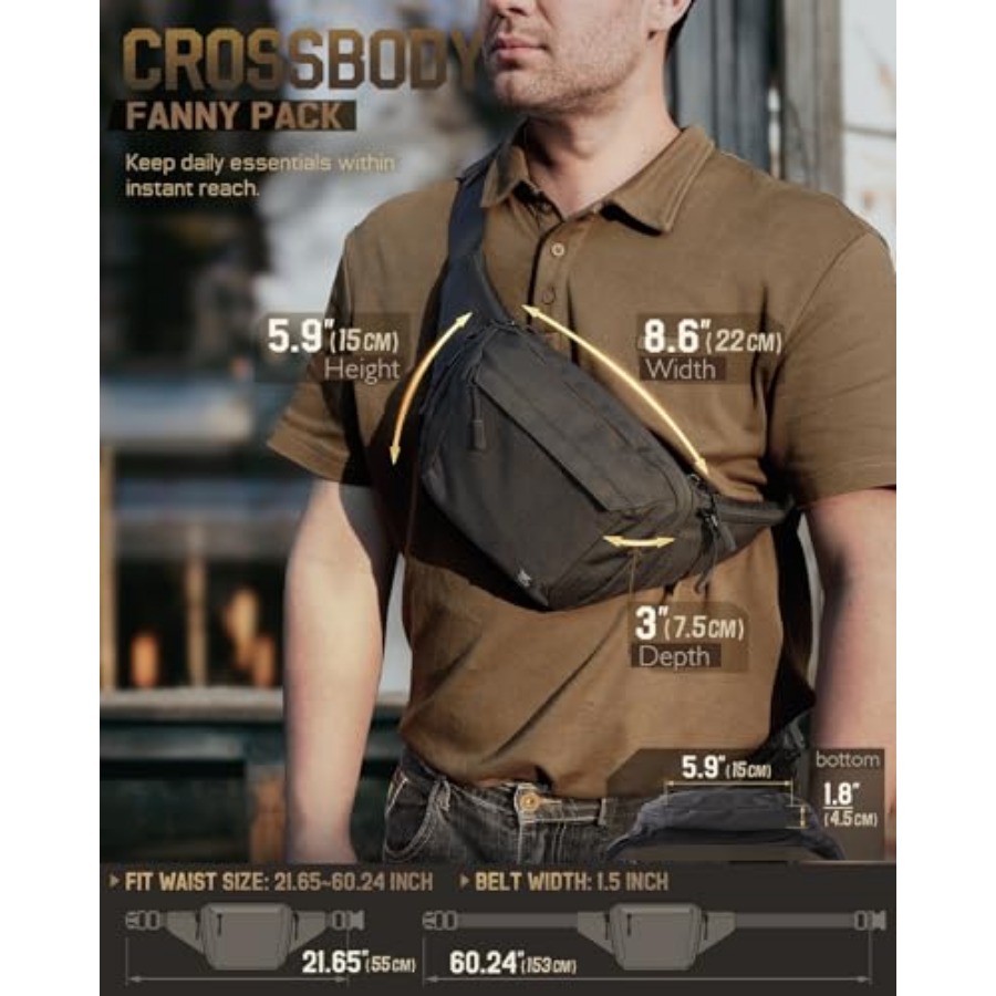 Tactical Concealed Carry Fanny - Edc Carry Fanny Pack review and price