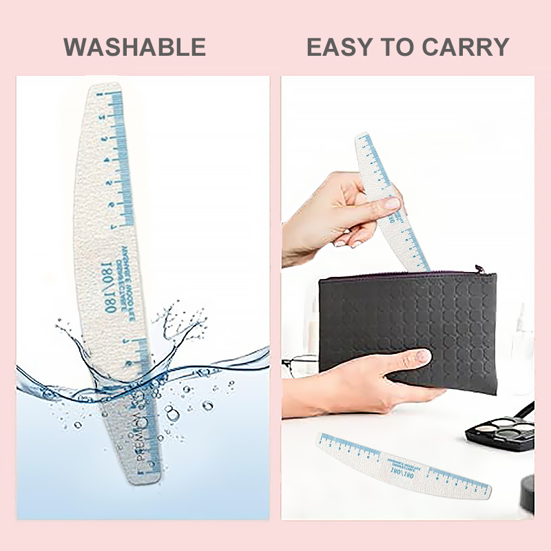 50/100pcs Rule Print Nail File - Nail File Titanium review and price