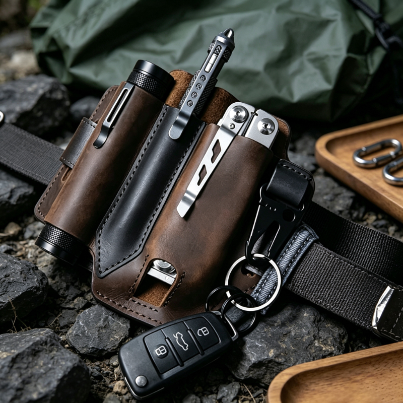 PU Leather EDC Belt Multitool  - Edc Carry Pocket Pouch review and price