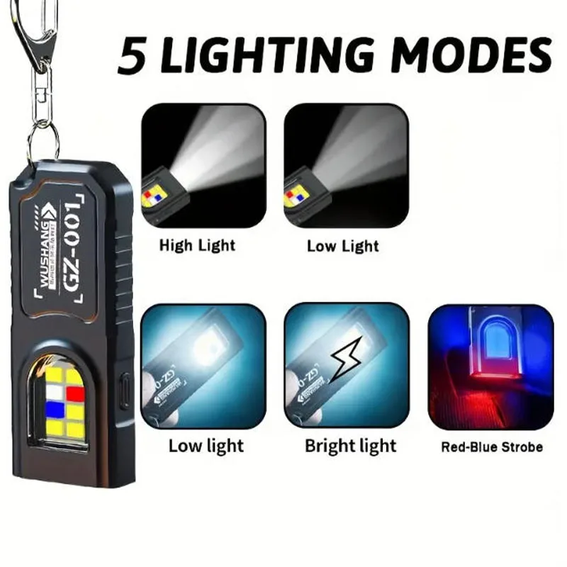 Powerful Mini COB LED Keychain - Keychain Flashlight review and price