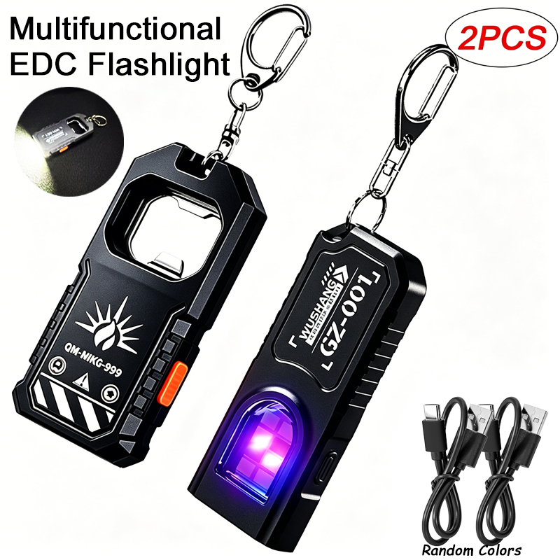 2Pcs Portable LED COB Keychain - Keychain Flashlight review and price