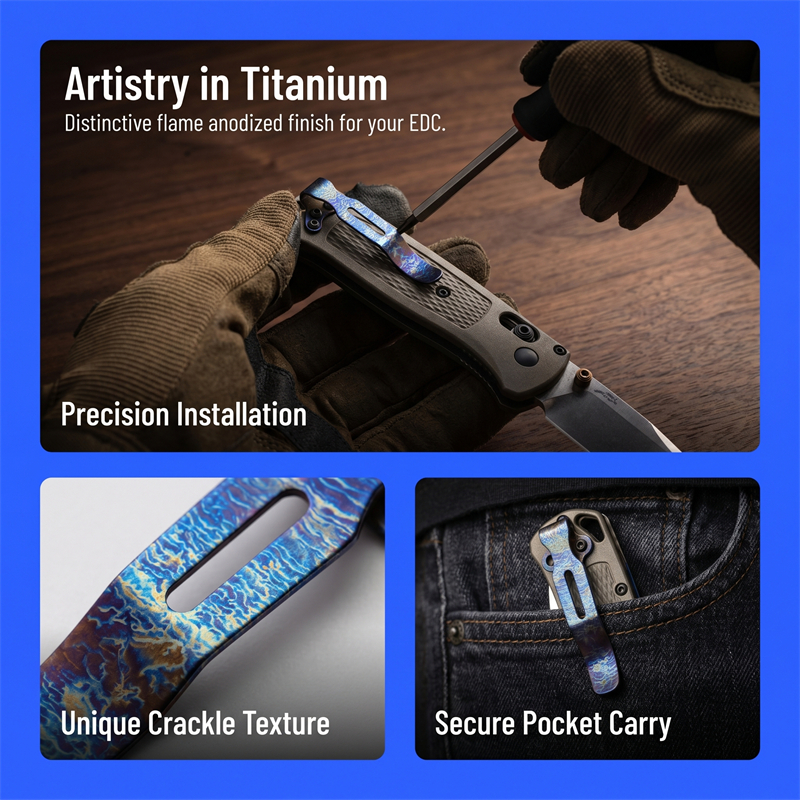 Titanium alloy folding knife p - Edc Carry Clip review and price