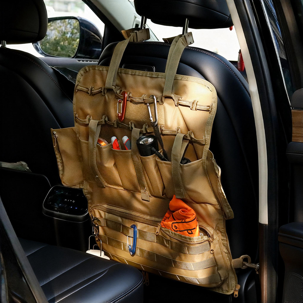 Tactical MOLLE Seat Back Organ - Edc Car Carry review and price