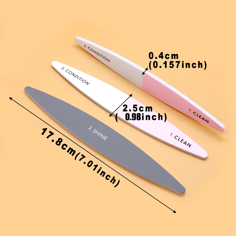 30Pcs Three Sided Nail Buffer  - Nail File Titanium review and price