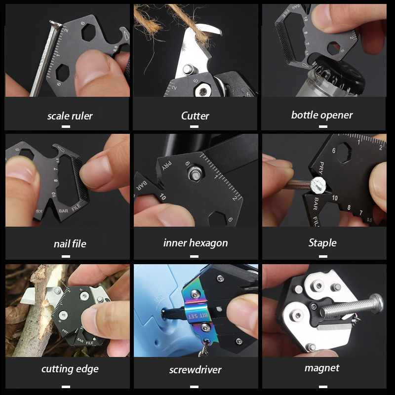 Pocket Knife Keychain Screwdri - Multitool Credit Card review and price