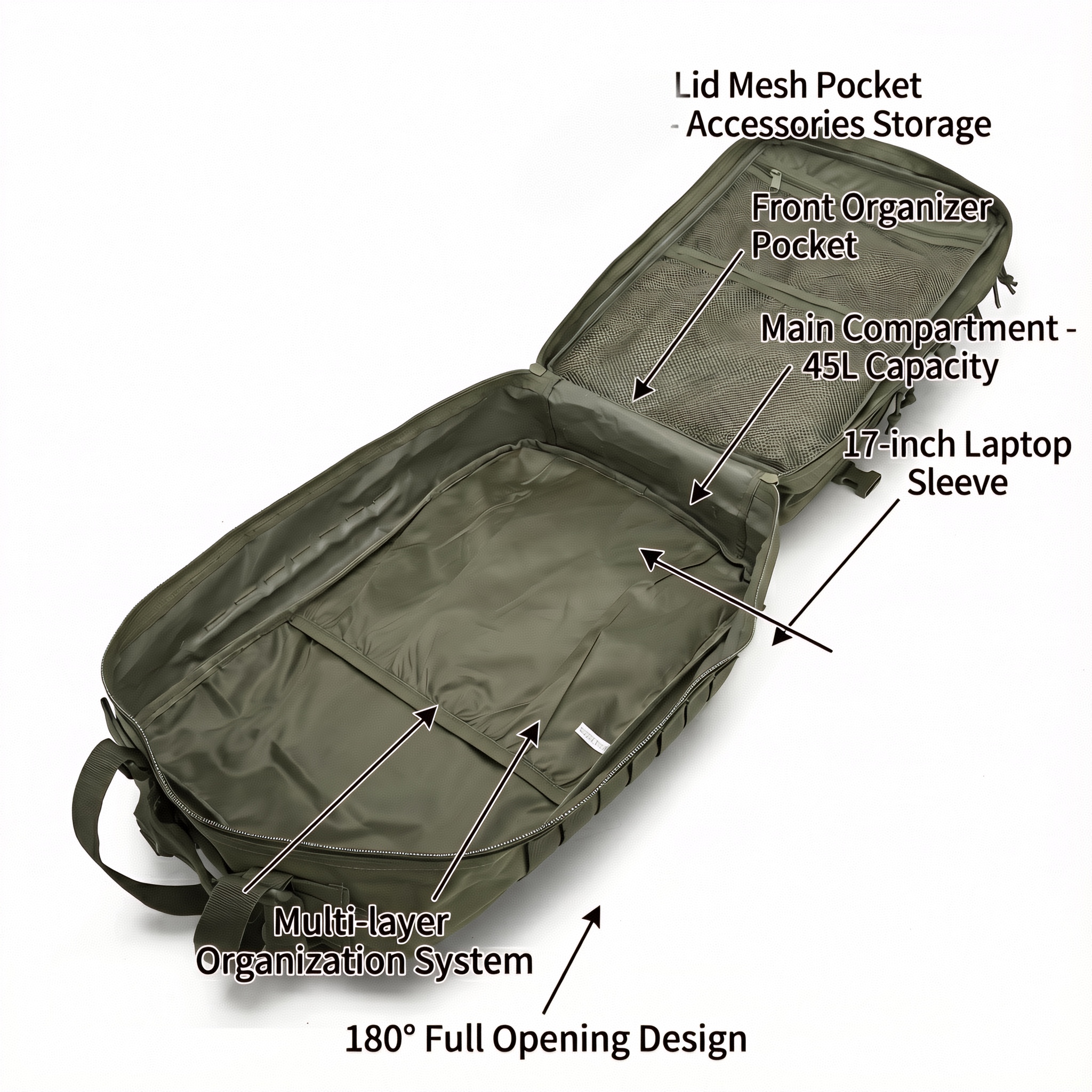 Men 45L Tactical Backpack Moll - Edc Gear Every Day Carry review and price