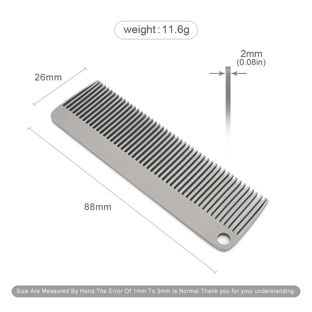 Portable Comb Titanium Alloy C - Comb Pocket Titanium review and price