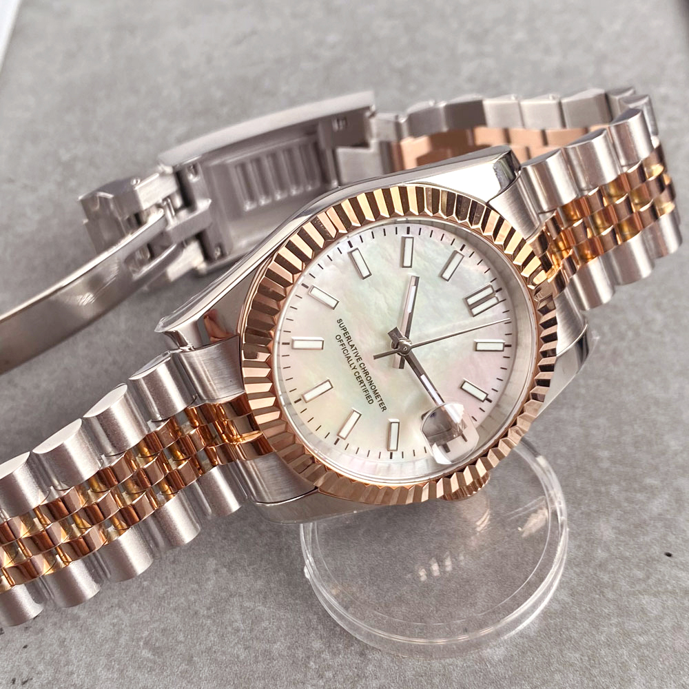 Customized Two Tone Rose Gold  - Watch Winder Compact review and price
